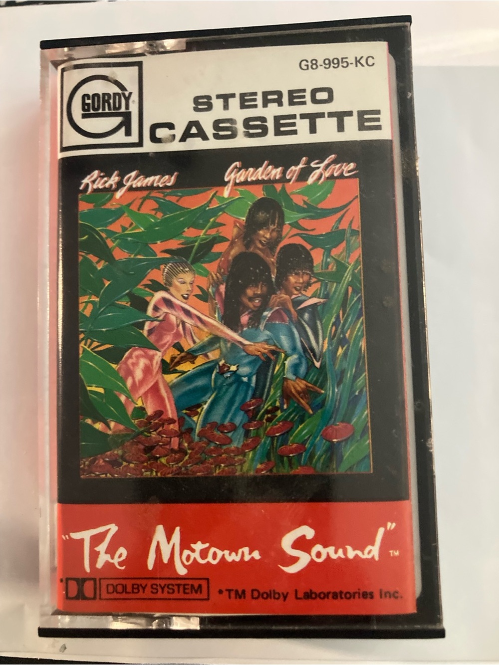 Rick James Garden of Love Stereo Cassette — Black and Red